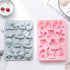 Unicorn Cloud Shooting Star Mould - 14 Cavity