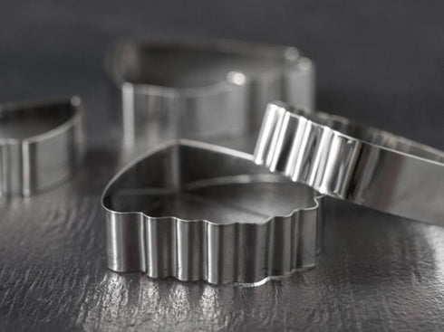 Stainless Steel Peony Cutters - Set of 4 Pieces