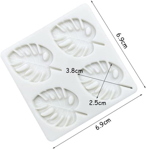Premium Silicone Leaf Candle Mold for Crafts & Baking