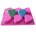 Silicone Heart Silicone Mould - 6 Cavity