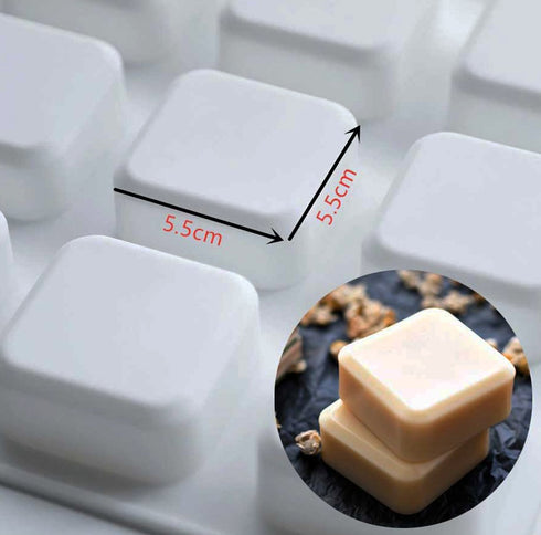 Silicone Square Mould - 65 Grams