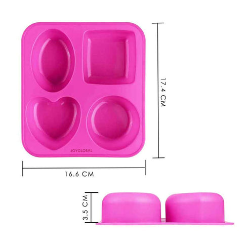 Silicone Circle Square Oval Heart Mould