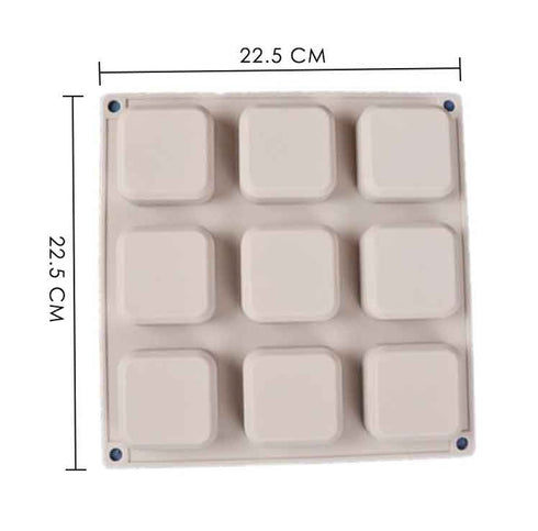 Silicone Square Mould - 65 Grams