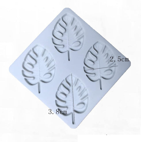 Premium Silicone Leaf Candle Mold for Crafts & Baking