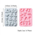 Unicorn Cloud Shooting Star Mould - 14 Cavity
