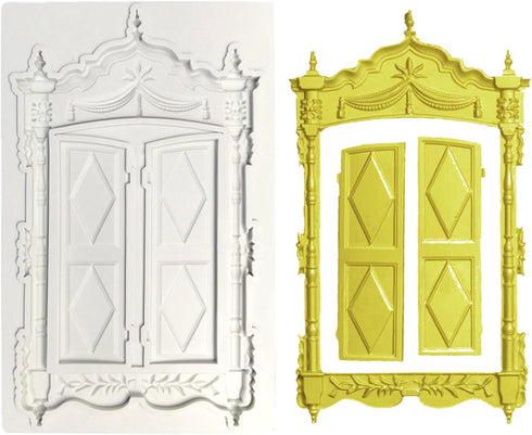 Silicone Large Door Vintage Epoxy Resin Mould - High Quality