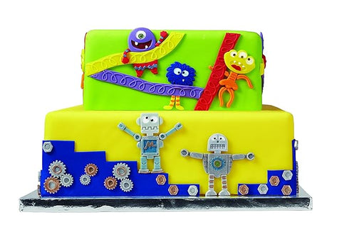 JoyGlobal Silicone Robots & Monsters Mold