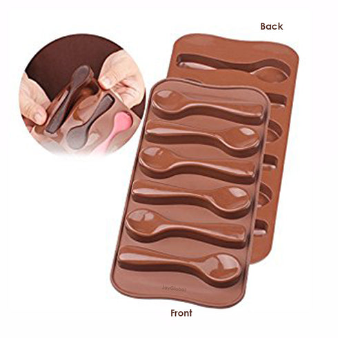 Silicone Spoon Shape Mould - 6 Cavity