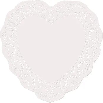 Heart Shaped Doilies for Parties - JoyGlobal Elegant Pack
