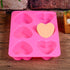 Silicone Heart Silicone Mould - 6 Cavity