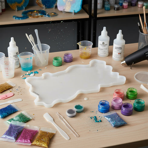 Rectangle Tray Resin Silicone Mould