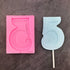 Silicone Number Mould for Baking - Flexible Five (5) Shape