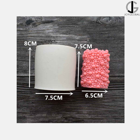 Silicone 3D Bubble Candle Mold - Easy DIY Candle Making