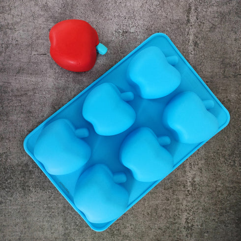 Versatile Silicone Apple Mould Tray for Crafts & Desserts