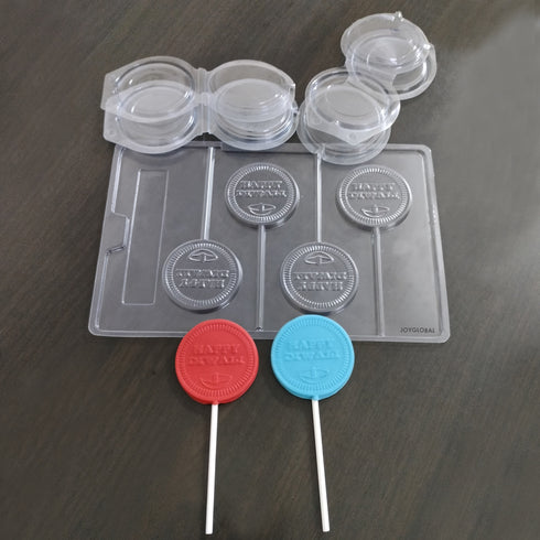 Cacao Happy Diwali Lollipop Mould with Cover