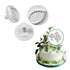 Plastic Rose Leaf Plunger Cutter - Big Size