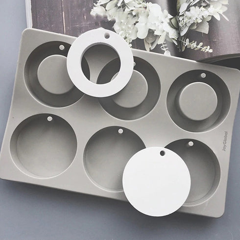 Silicone Round Aromatherapy Diffuser Mould