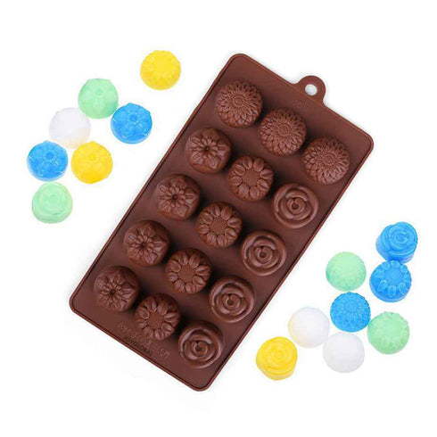 Silicone Mixed Flowers Mould