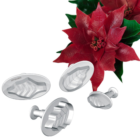 Poinsettia Leaf Plunger Cutters
