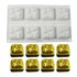 Non-Stick Silicone Square Dessert Mould for Easy Unmolding