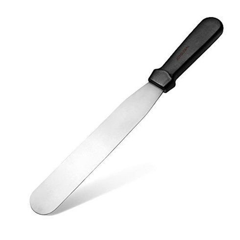 Straight Palette Knife with Handle - 10 Inch