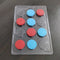 JoyGlobal 12 Cavity Poker Chips PVC Chocolate Mould