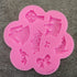 Silicone Girl's Theme bow dress Mould