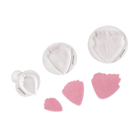 Veined Peony Plunger Cutter Set