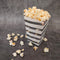 Paper Popcorn Silver Box - Straight Lines (Set of 6 Pieces)