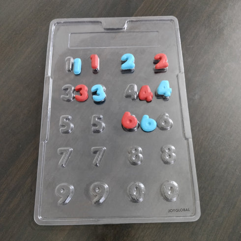 Cacao Numbers 0 to 9 PVC Chocolate Mould