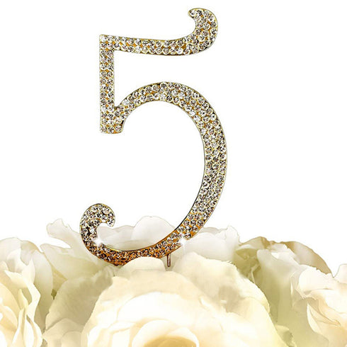 Number 5 Big Cake Topper