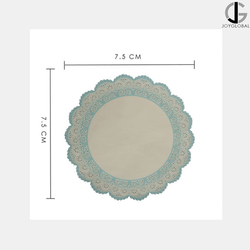 JoyGlobal Lace Paper Doilies Liner 7.5''