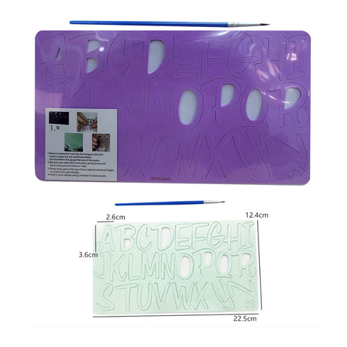 Alphabet Sweet Stamp for Cake Message Embossing