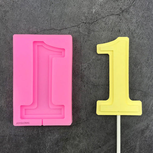 Silicone Number Mold for Baking - Easy Shape Release