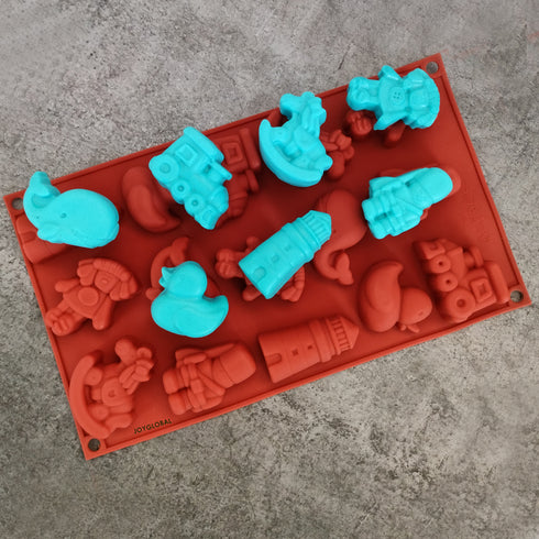 Silicone Sea Creatures Bakeware Soapware Mould - 25 Grams