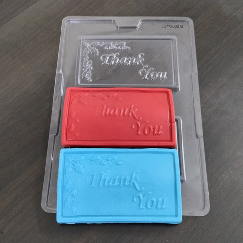 Cacao Thank You PVC Mould - 65 Grams