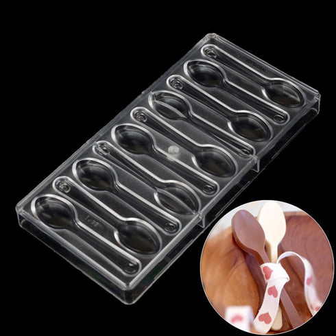 Polycarbonate Spoon Shape Mould - 20 Grams