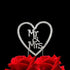 Mr and Mrs Cake Topper