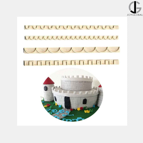 4 Piece/Set Wavy Borders Cutter