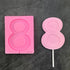 Silicone Number 8 Baking Mould: Flexible & Durable