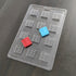 Cacao 12 Cavity Cross PVC Chocolate Mould - 11 Grams