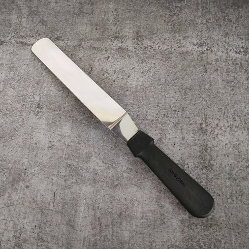 Stainless Steel Palette Knife Bent with Plastic Handle - 8 Inch