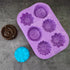 Silicone Multiple Flowers Mould - 100 Grams