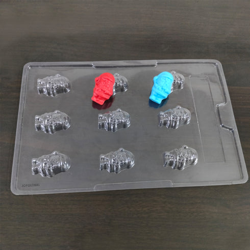 Cacao Santa Shape Christmas PVC Mould - 12 Grams