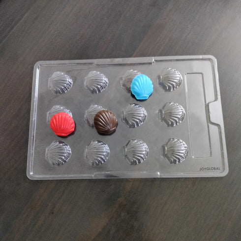 Cacao Shell Shape PVC Mould - 8 Grams