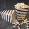 Paper Popcorn Golden Box - Straight Lines (Set of 6 Pieces)
