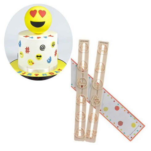 Emoji Emoticons Icons Sugarpaste Dough Cutter