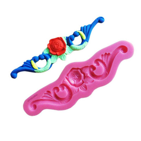 Silicone Beautiful Rose Lace Mould