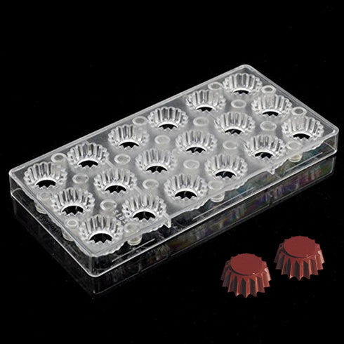 Polycarbonate Magnetic Flower Mould - 11 Grams