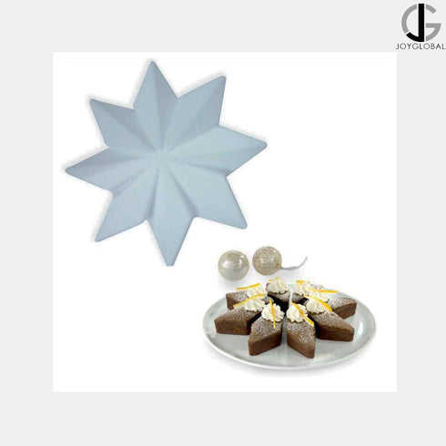 JoyGlobal Silicone 3D Star Design Entremet Mould